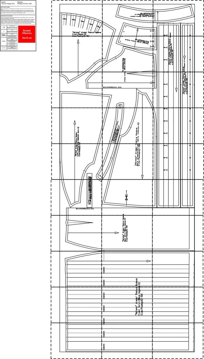 Платье «Хелена». Инструкция по пошиву выкройки фото