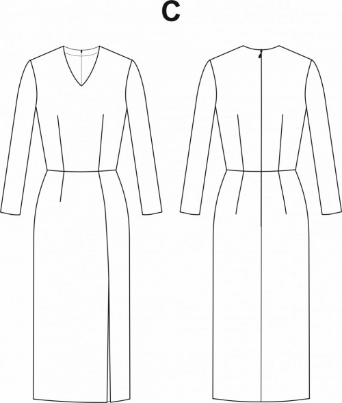 Мультивыкройка: платье «Одри». Инструкция по пошиву выкройки фото