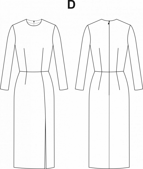 Мультивыкройка: платье "Одри". Инструкция по пошиву и печати выкроек фото