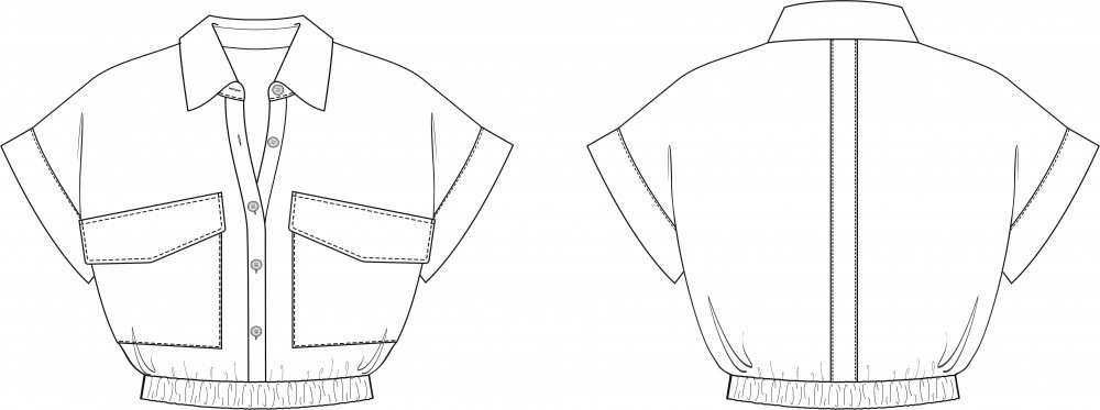 Мультивыкройка рубашки «Тайра» фото