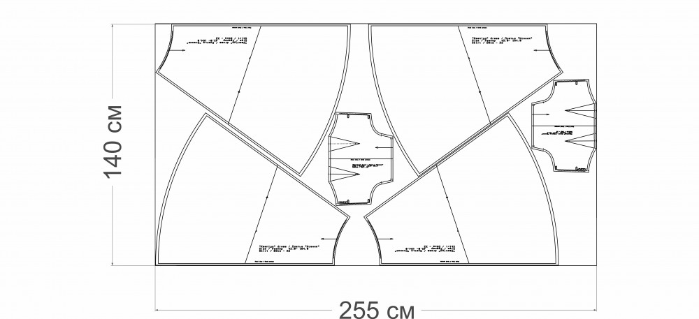 Выкройка платья «Ксения» фото