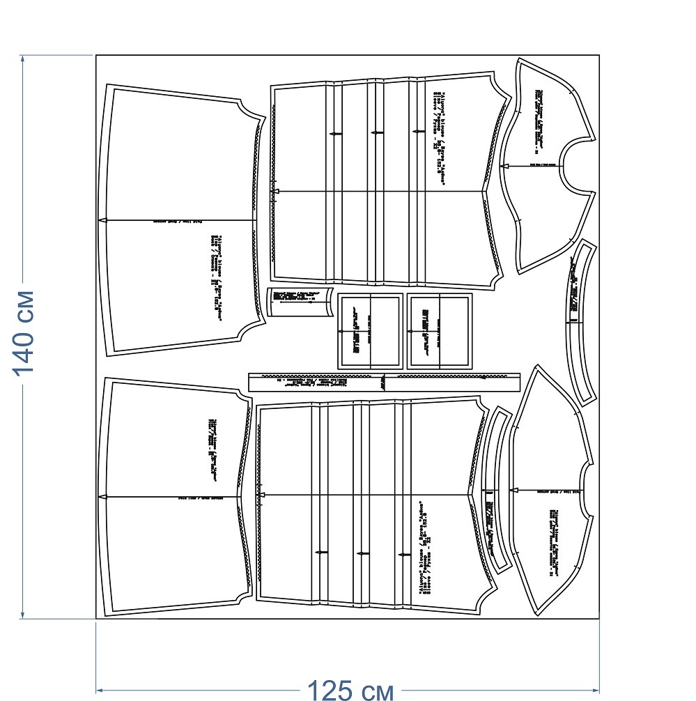 Выкройка блузы и платья «Алёна» фото