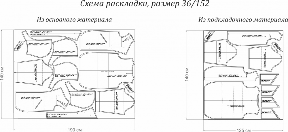 Выкройка шубы «Герда» фото