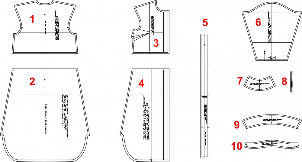 Выкройка платья «Виринея» фото