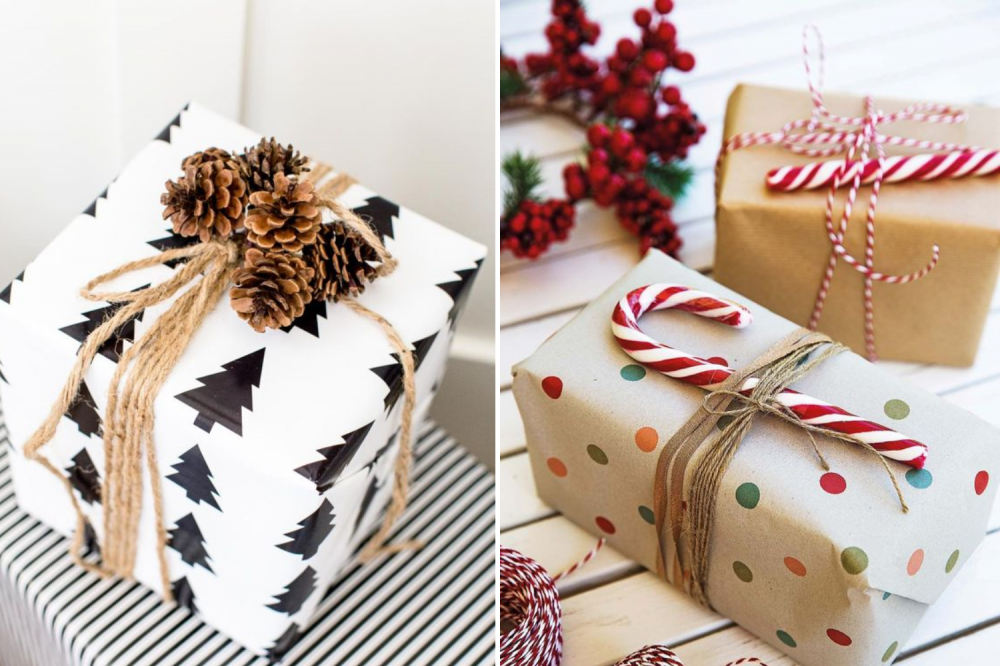 25 идей упаковки новогодних подарков фото