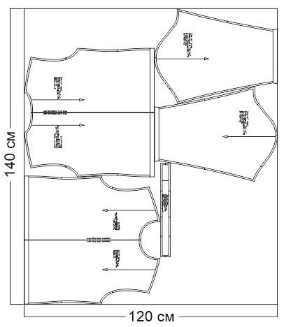 Выкройка тельняшки «Арья» фото