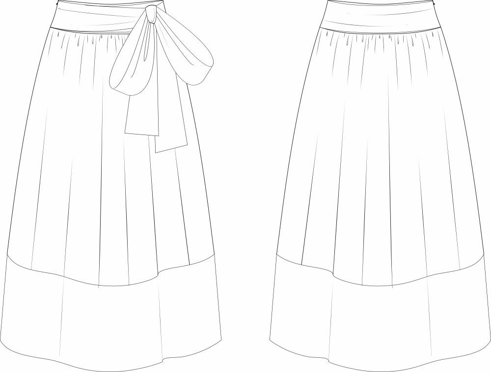 Как вшить потайную молнию в юбку: с поясом и без него