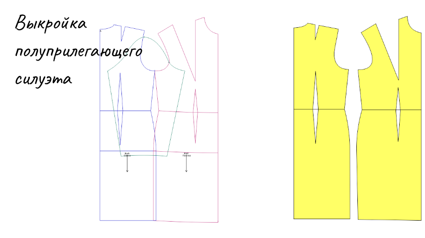 Бесплатная выкройка сорочечного воротника | Программа для построения выкроек по размерам