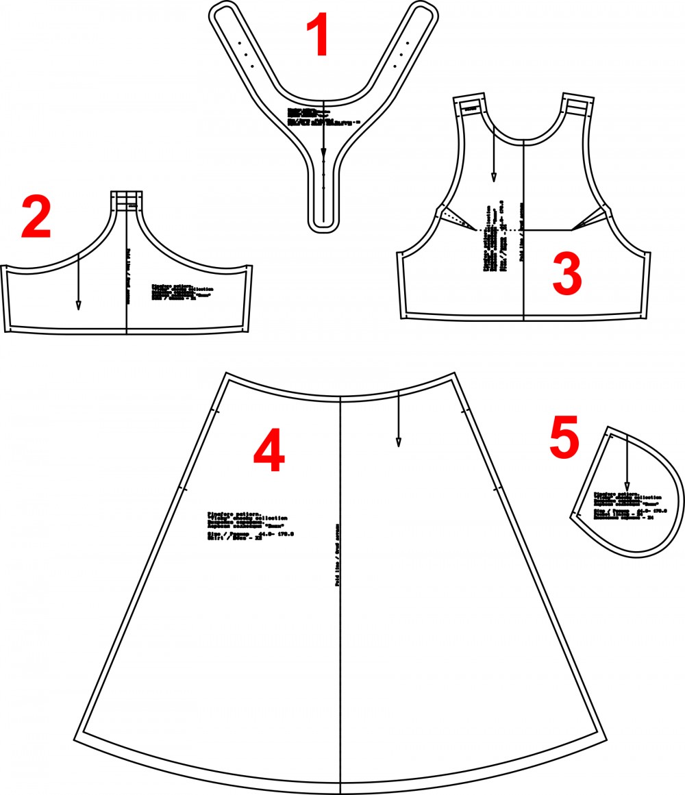Выкройка сарафана. Дерзкая коллекция «Вики» фото