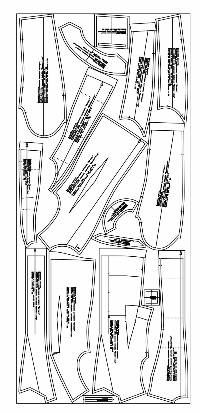 Выкройка жакета. Коллекция с необычными деталями «Почерк» фото