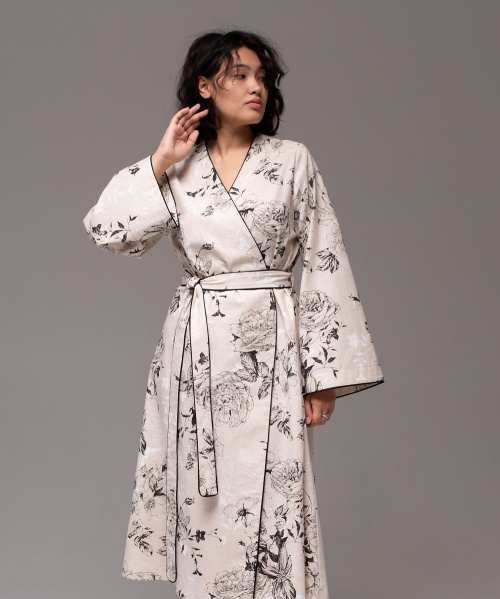 Выкройка халата кимоно: с запахом и рукавами. Подготовка лекал для выкройки кимоно