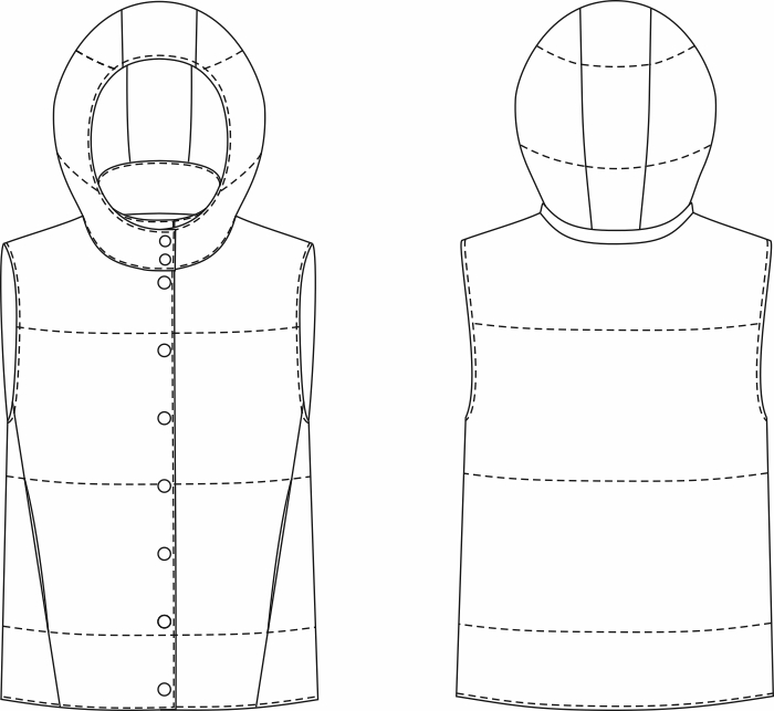 Как сшить утепленный жилет. МК+выкройки