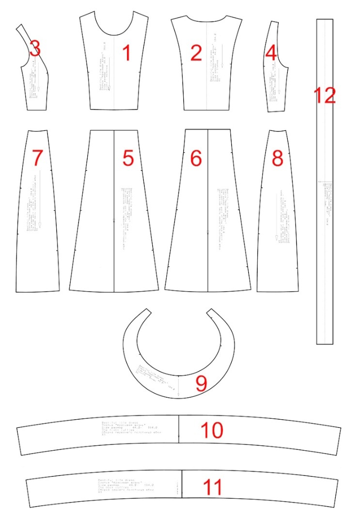 Выкройка платья «Красивая жизнь» фото