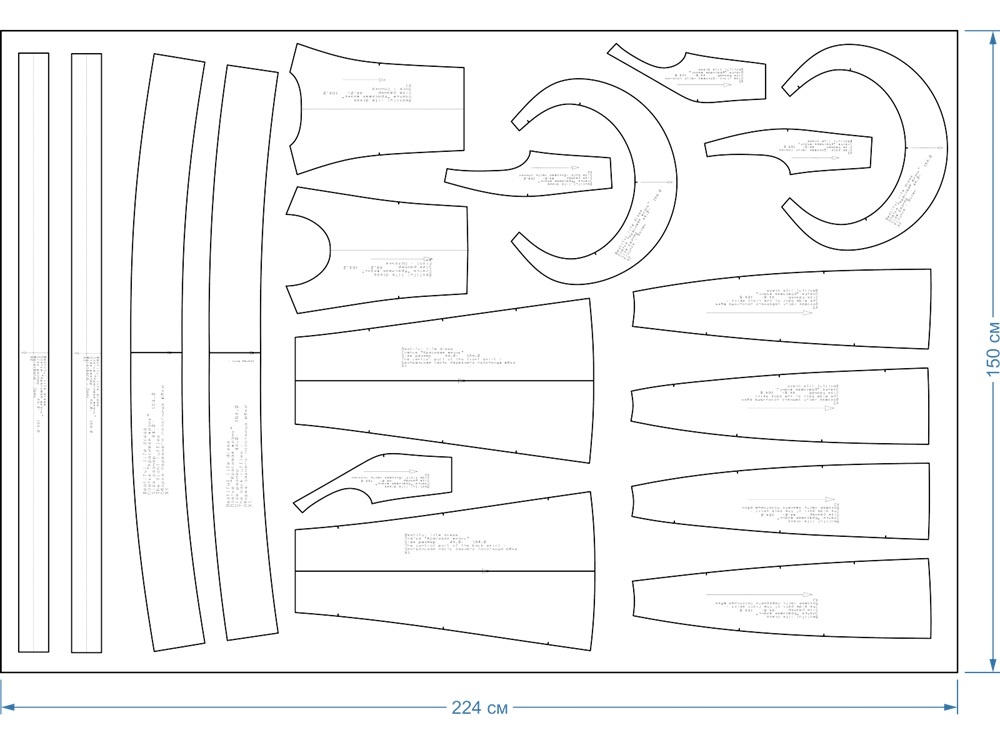 Выкройка платья «Красивая жизнь» фото