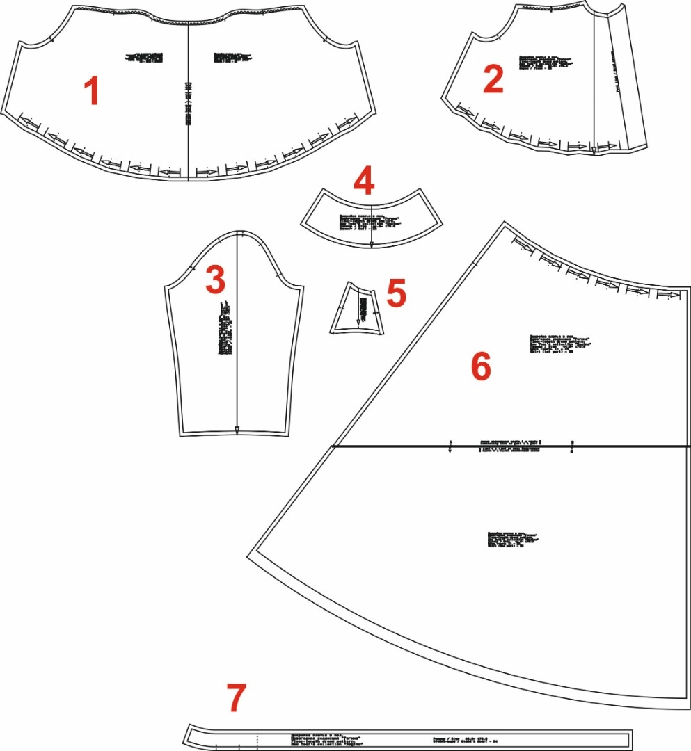 Выкройка платья в пол. Новогодняя коллекция «Регина» фото