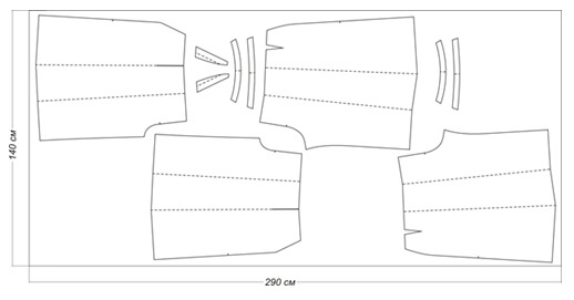 Выкройка юбки-брюк фото