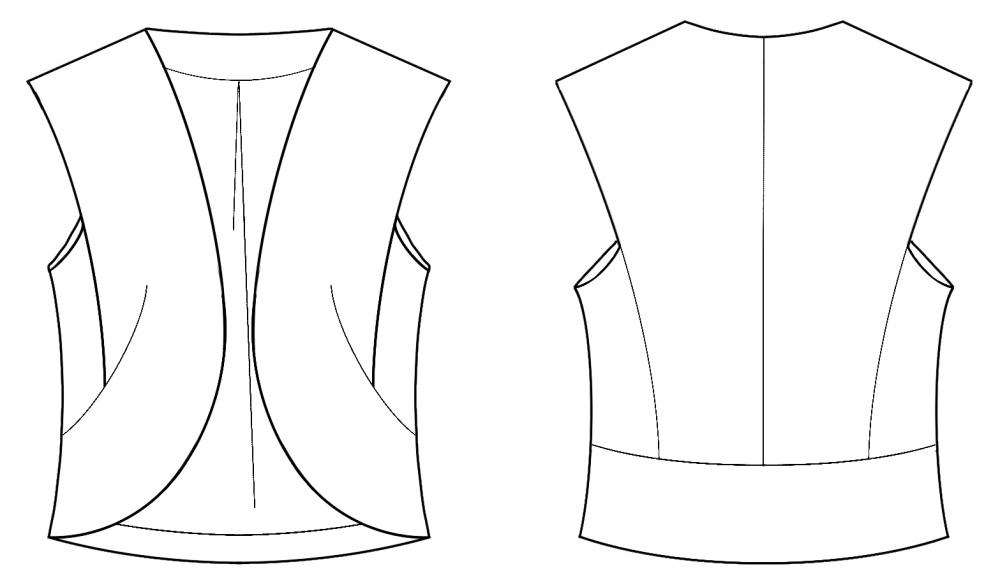 Как сшить жилет. Коллекция в азиатском стиле «Икигай». Фото-мастер-класс фото