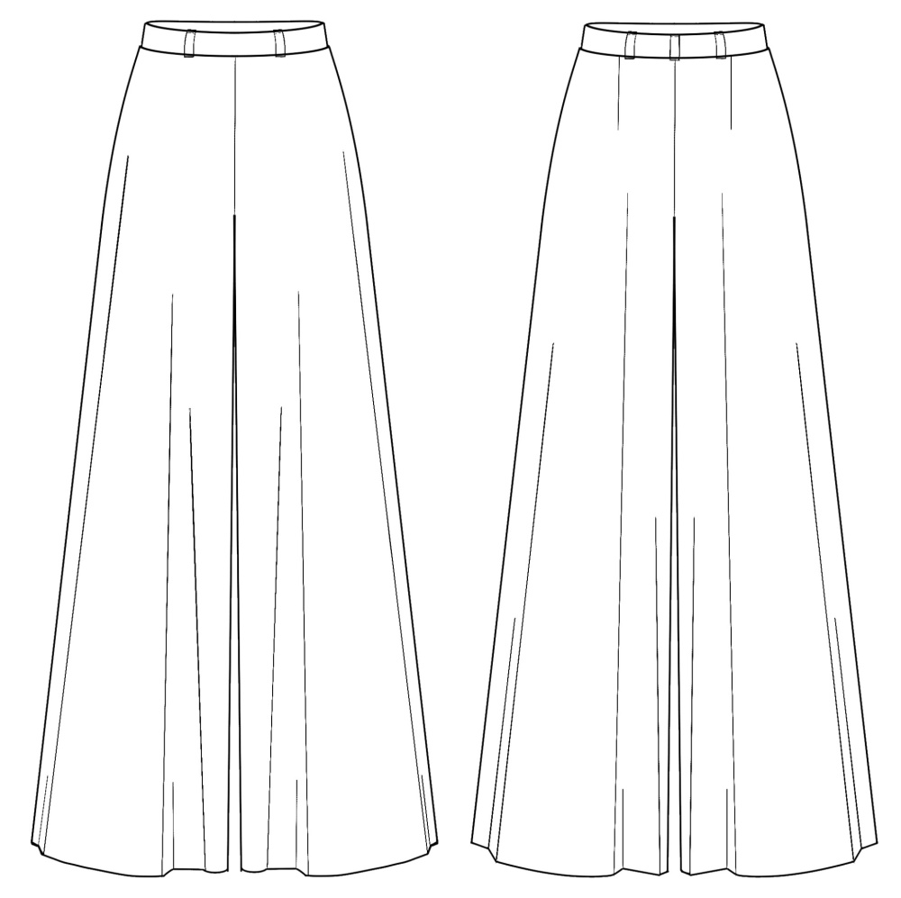 Как сшить юбку-брюки. Коллекция в азиатском стиле «Икигай». Фото-мастер-класс фото