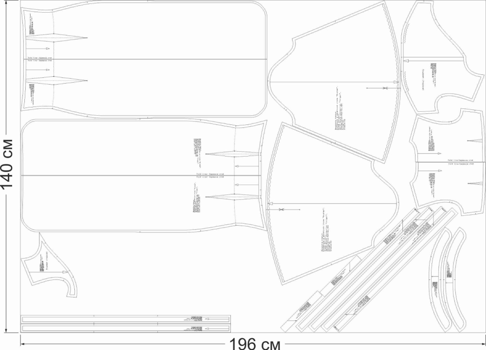 Выкройка платья. Коллекция в азиатском стиле «Икигай» фото