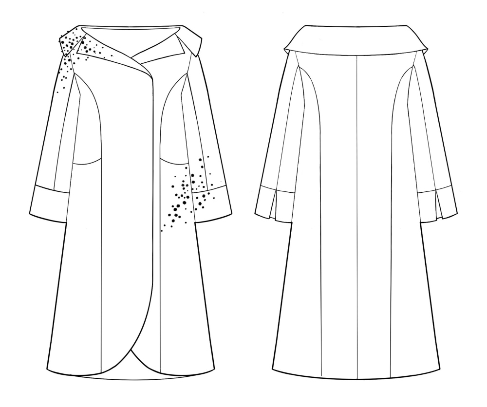 Как сшить платье-жакет. Праздничная коллекция «Джоконда». Фото-мастер-класс фото