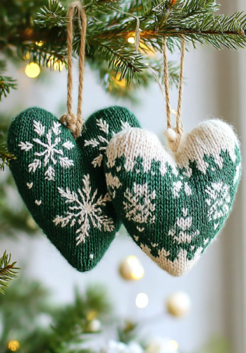 Вязаные ёлочные игрушки: тёплое украшение для зимнего дома