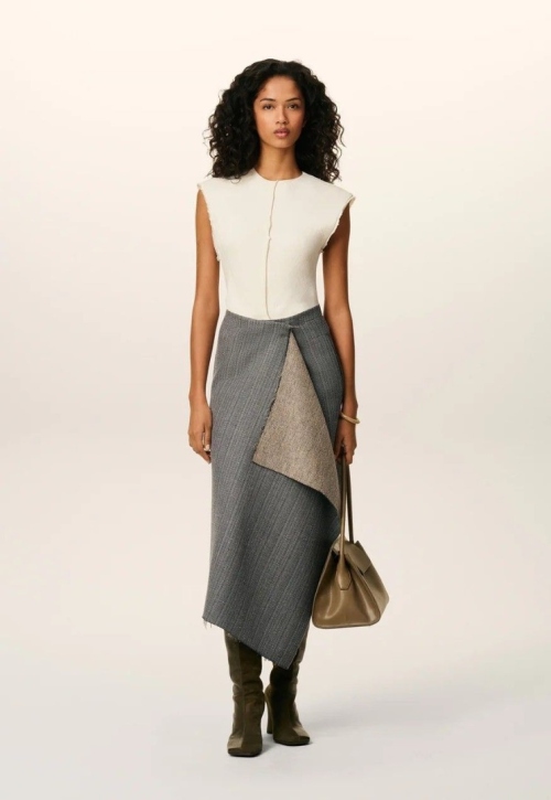 Трендовая юбка 2026: асимметрия и драпировка фото