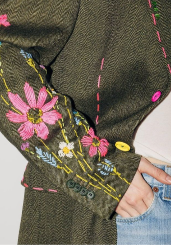 Вышивка на верхней одежде