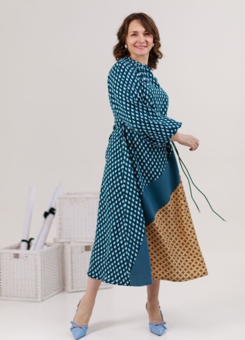 Как сшить асимметричное платье. Коллекция «Пятница». Фото-мастер-класс фото