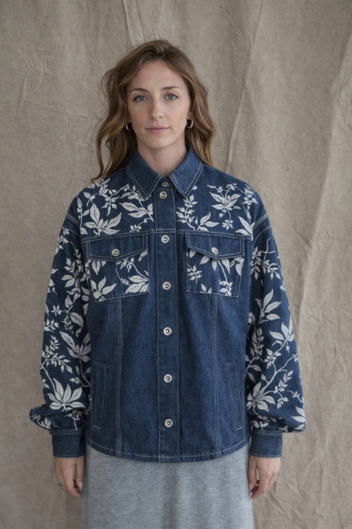 Обычная джинсовка — необычные решения фото