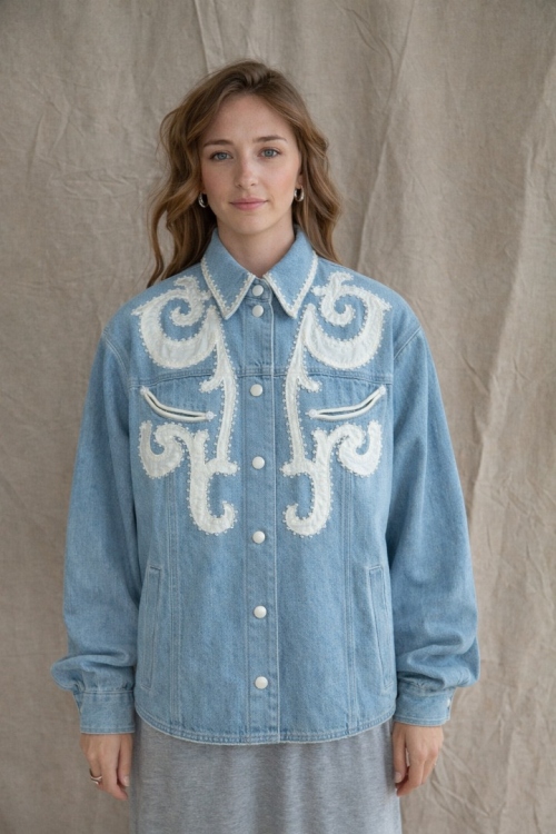 Обычная джинсовка — необычные решения фото