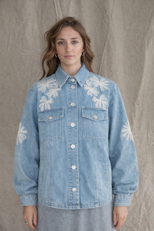 Обычная джинсовка — необычные решения фото