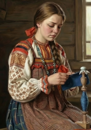 Как шили портные на Руси