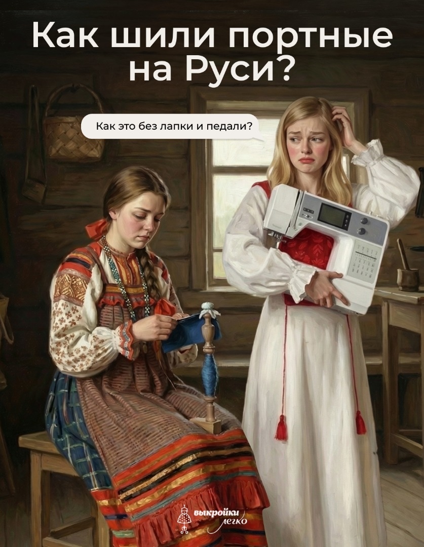 Как шили портные на Руси фото