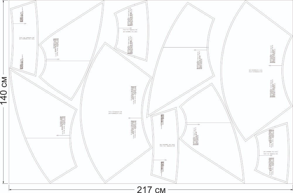 Купить выкройку Выкройка юбки. Бохо-коллекция «Аяна». Часть 2 онлайн фото