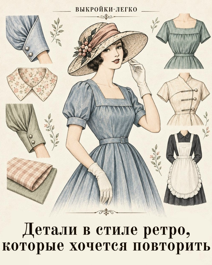 Детали в ретро-стиле, которые хочется повторить фото