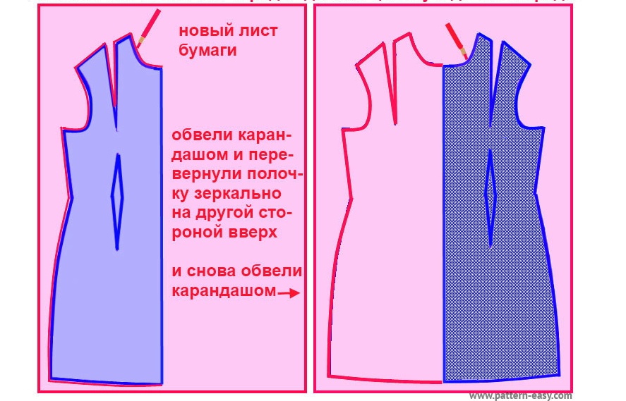 Как сшить платье-халат без выкройки? Классическое платье на запах.