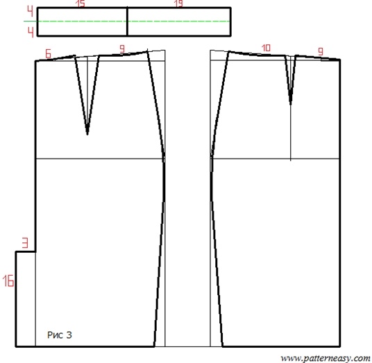 Выкройка юбки-карандаш фото