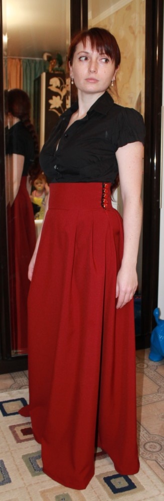 Юбка в складку фото