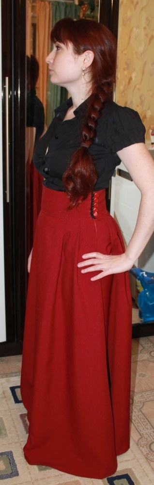 Юбка в складку фото