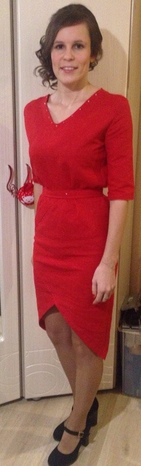Красное платье фото