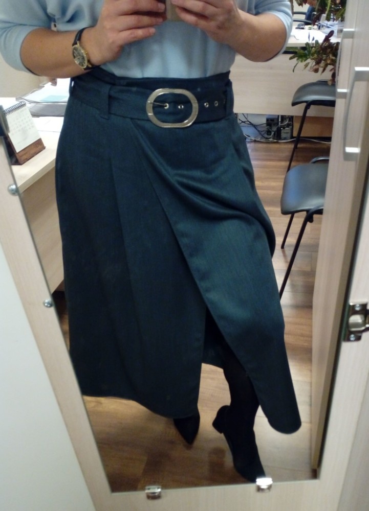 Юбка с запахом фото