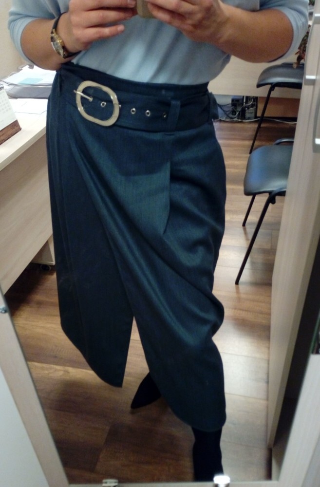 Юбка с запахом фото