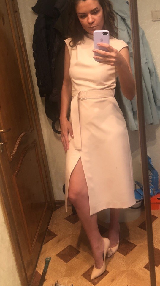 Праздничное платье по выкройке "платья для офиса" фото