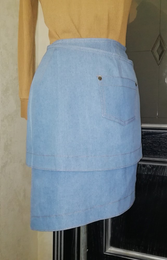 Джинсовая юбка фото