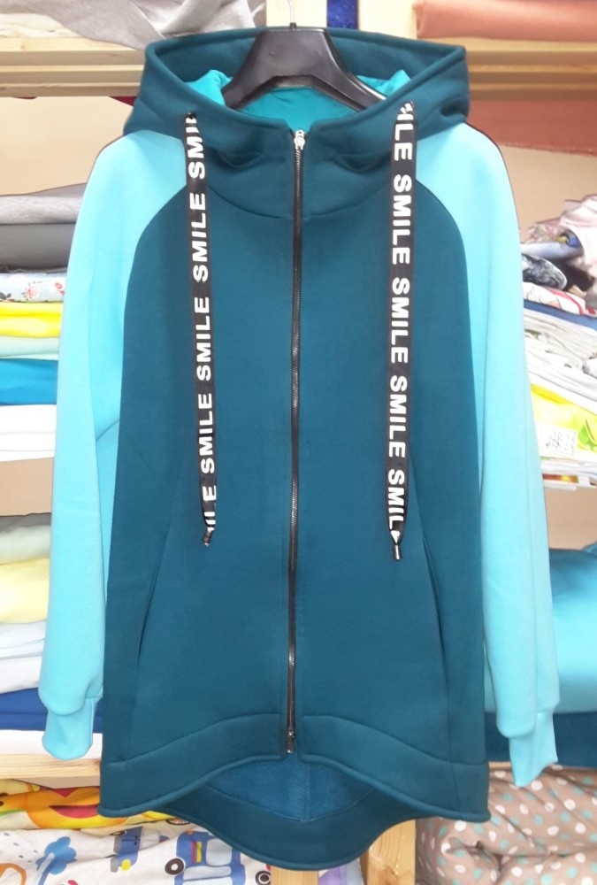 Худи из футера трехнитки с начесом  фото