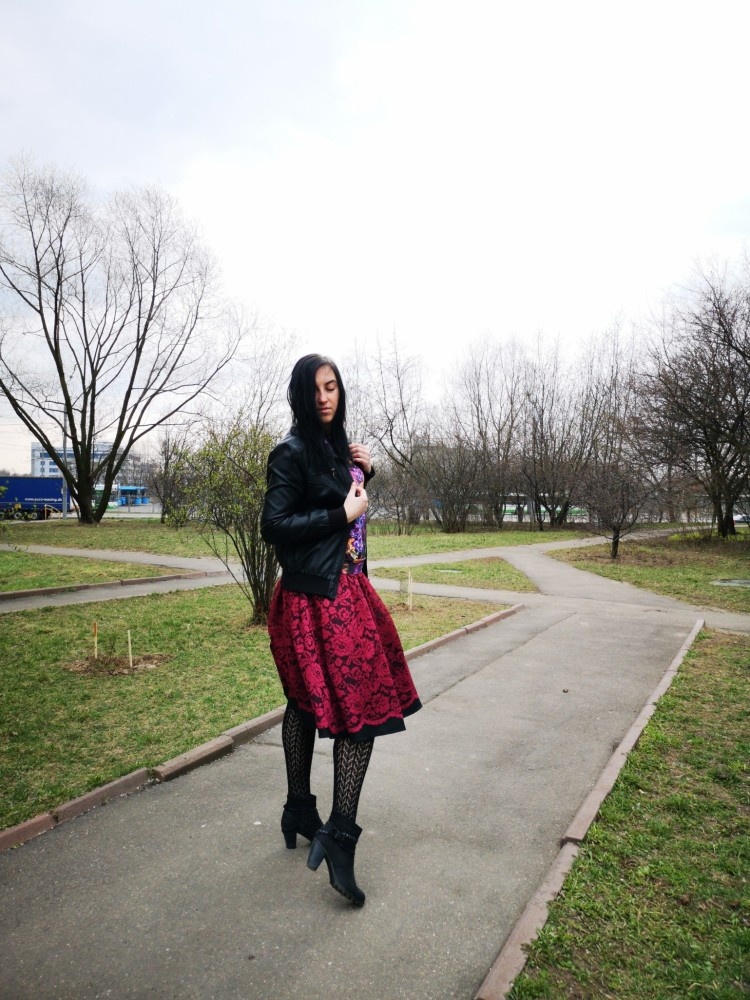 Юбка со складками  фото