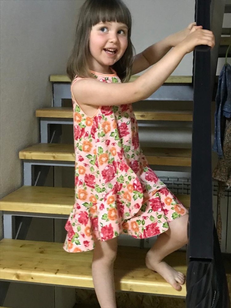 Платье-бебидолл для девочку фото