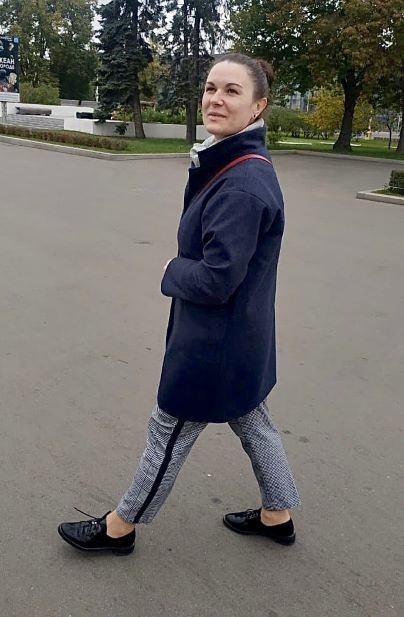 По выкройке прямого пальто фото