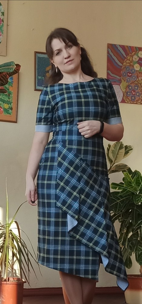 Платье асимметричное фото