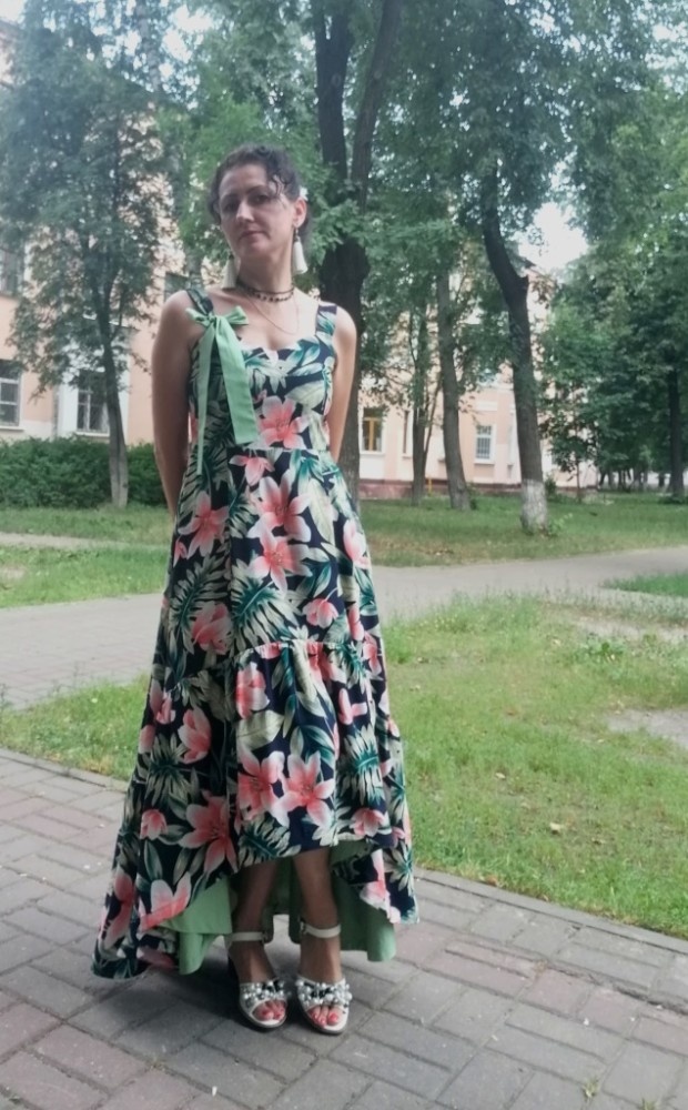 САРАФАНА С ЛИФОМ-КОРСАЖЕМ фото